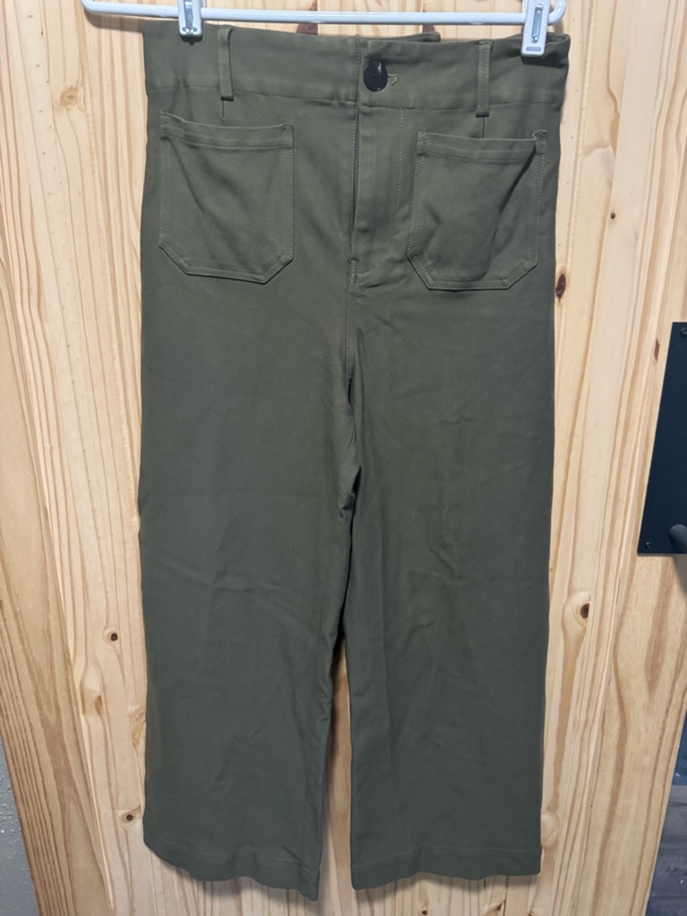 Women’s large Hailey & Co Olive green wide leg pants